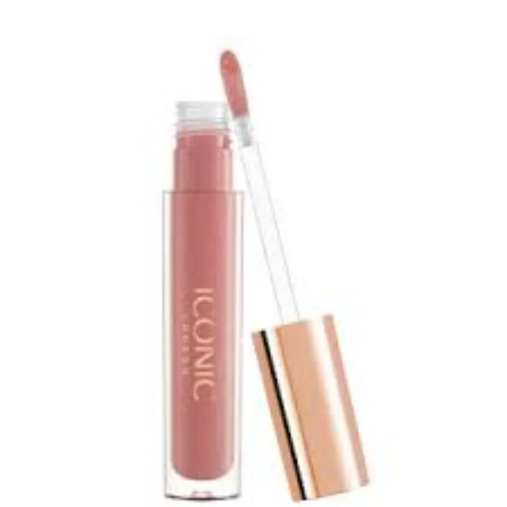 NWT ICONIC LONDON Lip Plumping High-Shine Gloss “Nearly Nude”